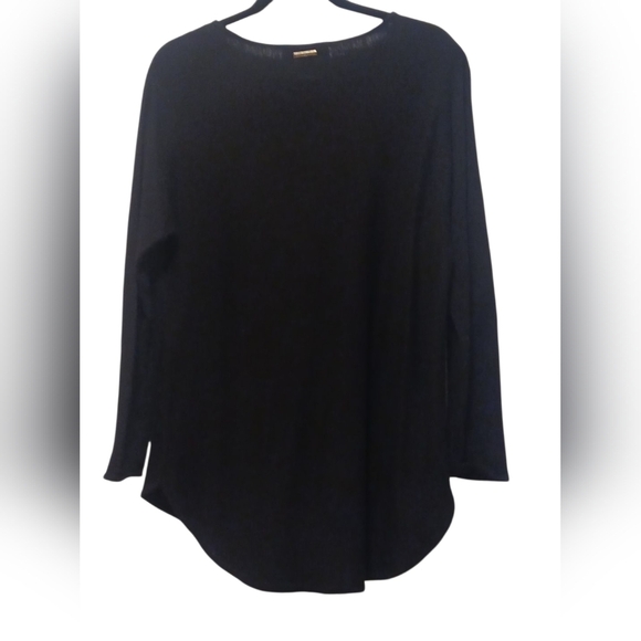 Michael Kors - Black Tunic Sweater W/ Long Sleeves Round Neck, Brand New, Size S - Picture 4 of 11